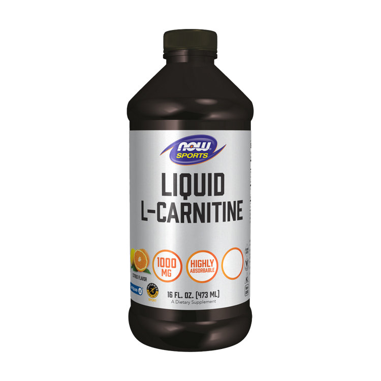 L-Carnitine Liquid 1000 mg Citrus - 473ml - Now