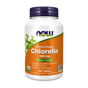Chlorella 500 mg - 200 Comprimidos - Now