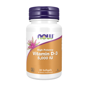 Vitamina D-3 - 5000 IU - 30 softgels - Now