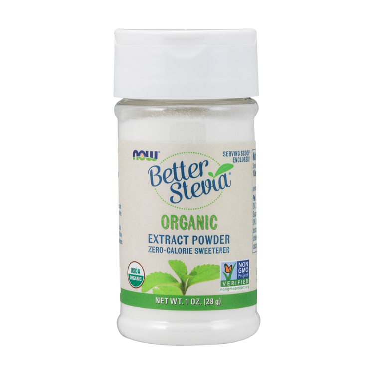 BetterStevia Extrato em Pó Biológico - 28gr - Now