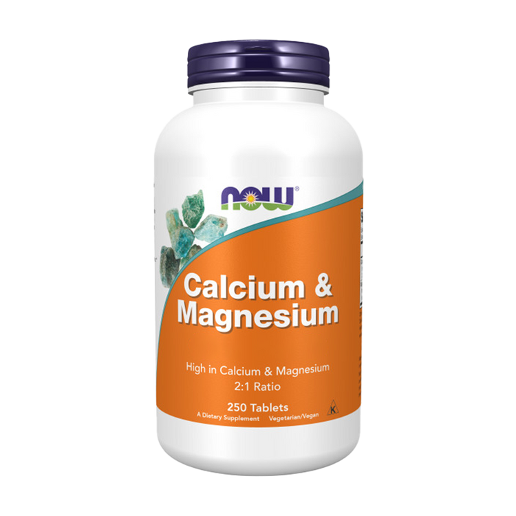 Calcium + Magnesium - 250 Comprimidos - Now