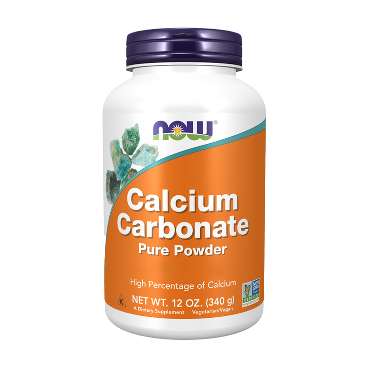 Cálcio Carbonato Pure Powder - 340 grams - Now