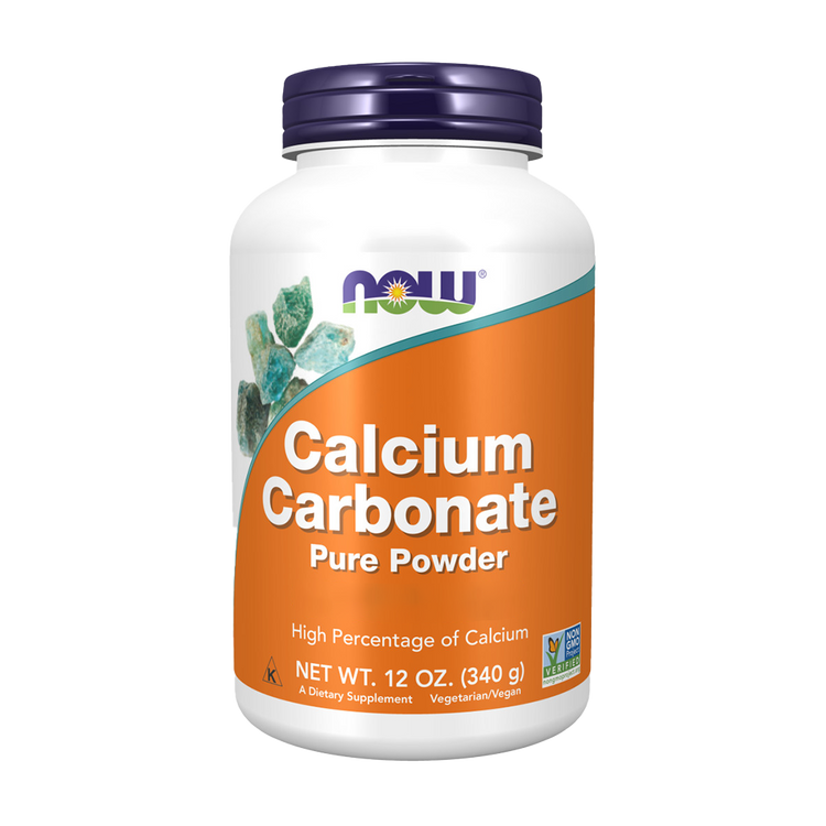 Cálcio Carbonato Pure Powder - 340 grams - Now