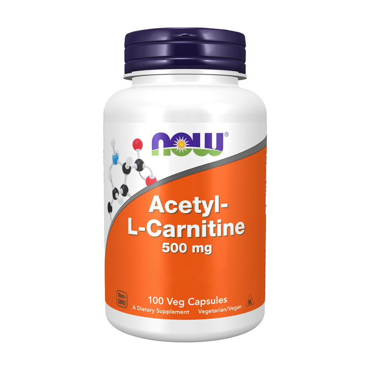 Acetyl L-Carnitine 500mg - 100 cápsulas - Now