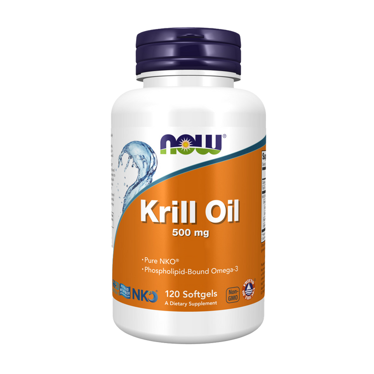 Óleo de Krill 500 mg - 120 Cápsulas Moles - Now