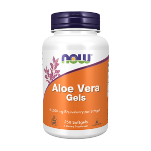 Aloé Vera 10.000 mg - 250 Cápsulas Moles - Now