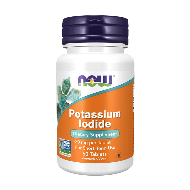 Yoduro potásico 30 mg - 60 Comprimidos - Now