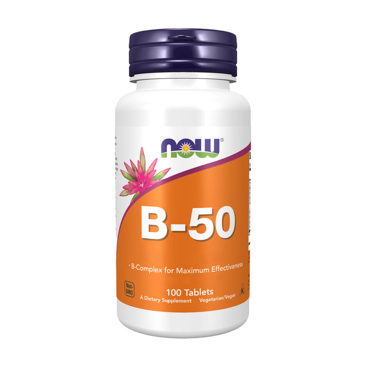 Vitamina B-50 100 comprimidos - Now