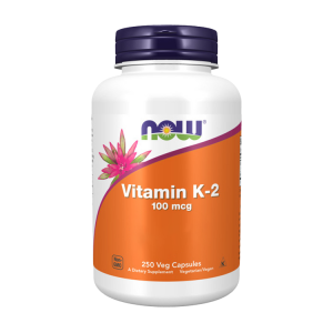 Vitamina K-2 - 100mcg - 250 Cápsulas - Now