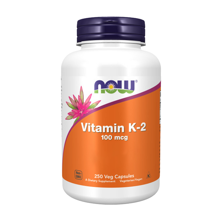 Vitamina K-2 - 100mcg - 250 Cápsulas - Now