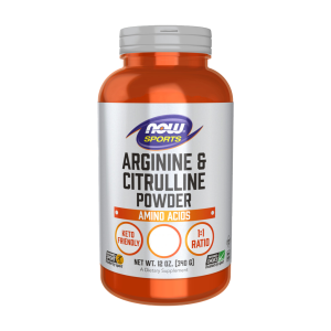 Arginina e Citrulina em pó 340g - Now