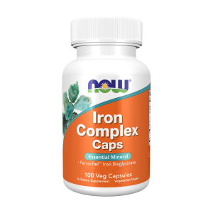 Iron Complex Caps - 100 Cápsulas - Now