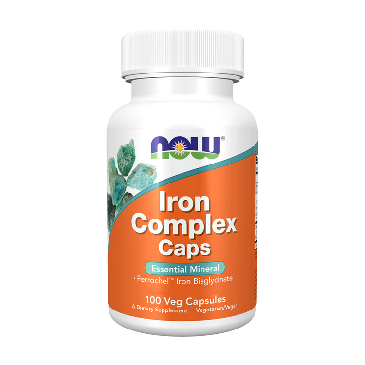 Iron Complex Caps - 100 Cápsulas - Now