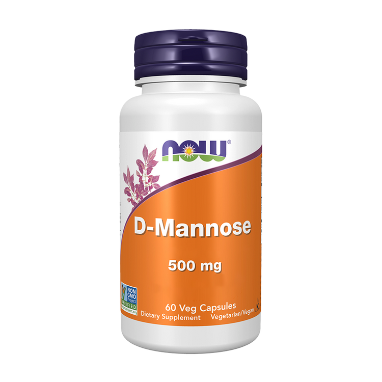 D-Mannose - 500mg - 60 Cápsulas - Now