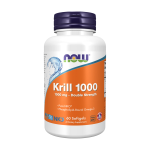Óleo de Krill 1000 mg - 60 Cápsulas Moles - Now