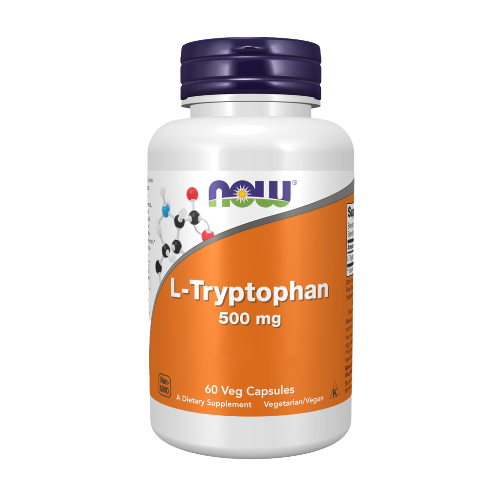 L-Triptofano 500 mg - 60 Cápsula - Now
