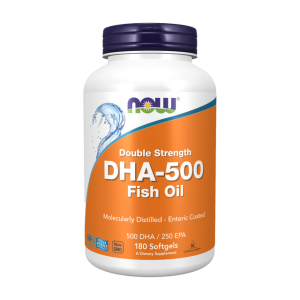 DHA-500 - 500 DHA / 250 EPA - 180 softgels - Now