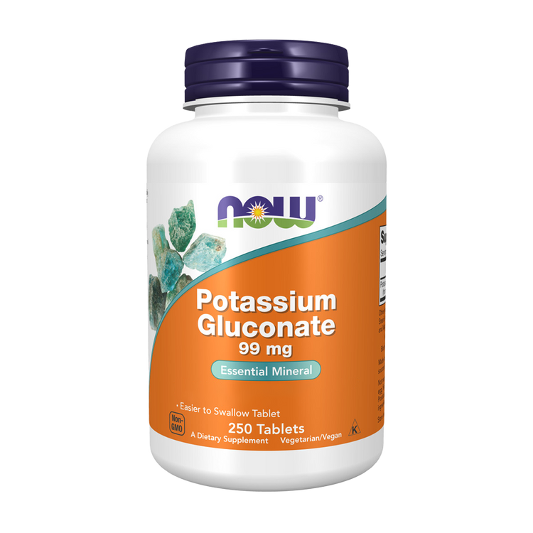 Potassium Gluconate - 99mg - 250 Comprimidos - Now