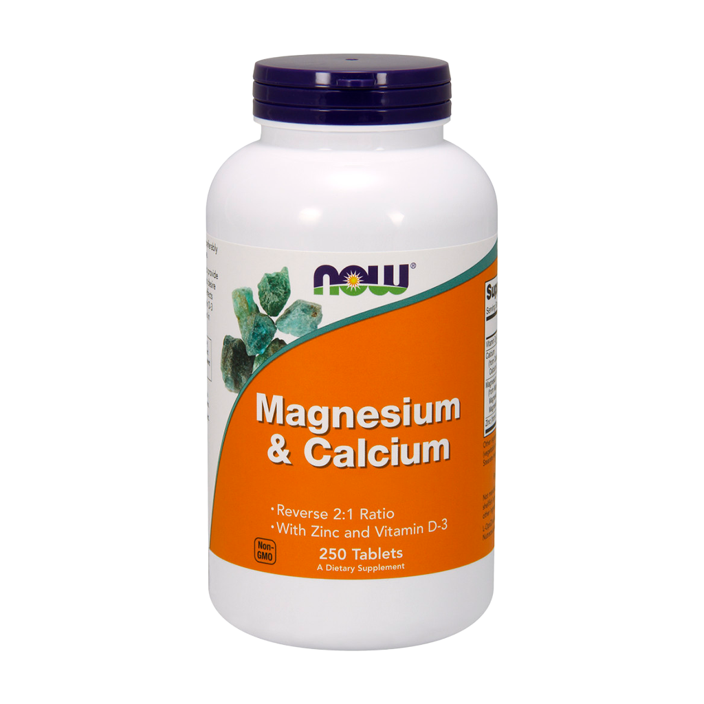 Magnesium + Calcium - 250 Comprimidos - Now