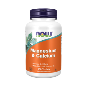 Magnesium + Calcium - 100 Comprimidos - Now