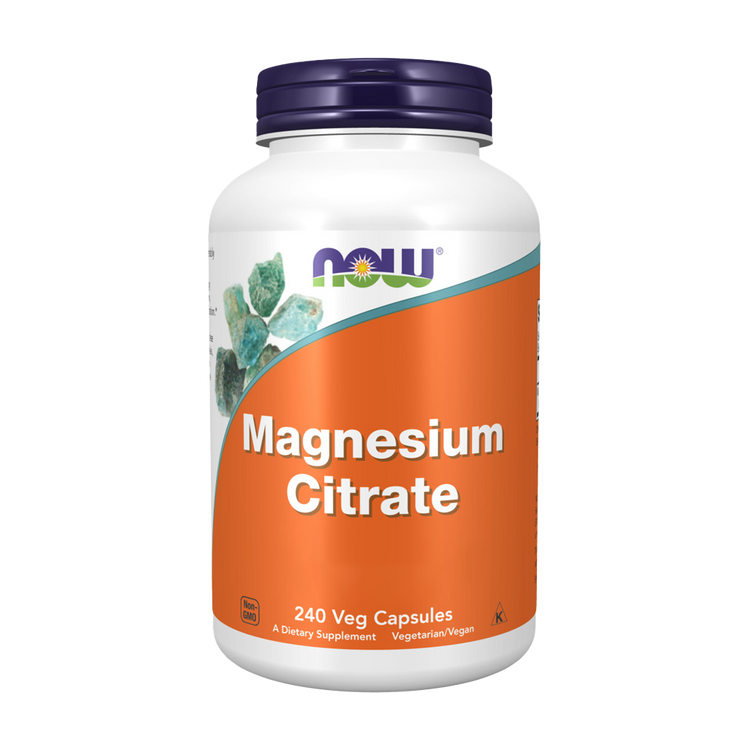 Magnésio  Citrate - 400mg - 240 Comprimidos - Now