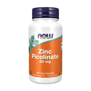 Zinc Picolinate - 50mg - 120 Cápsulas - Now