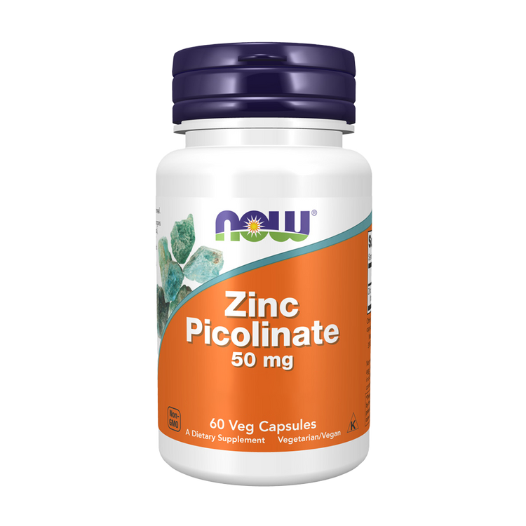 Picolinato de Zinc 50 mg 60 cápsulas - Now