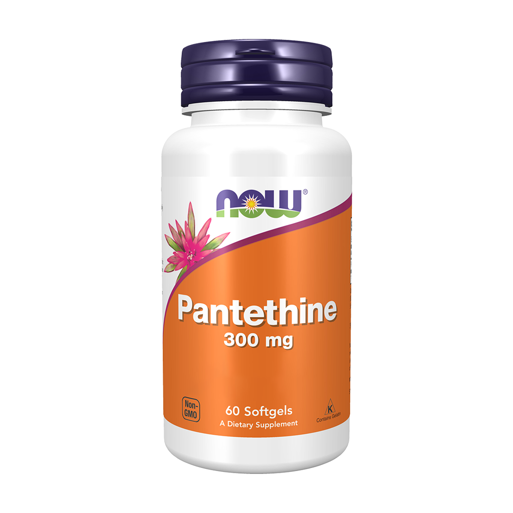 Pantetina 300 mg - 60 cápsulas blandas - Now