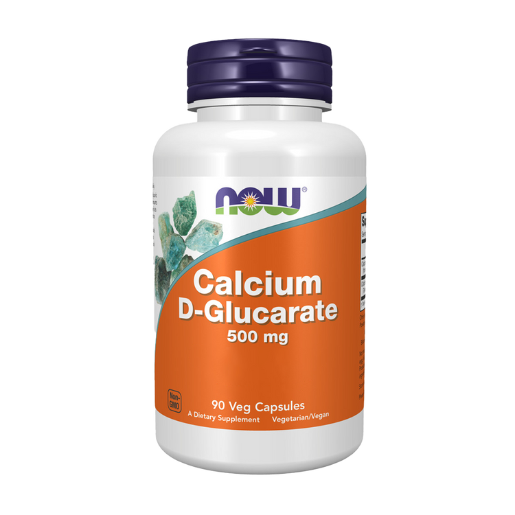 Calcium D-Glucarate 500mg - 90 Cápsulas - Now