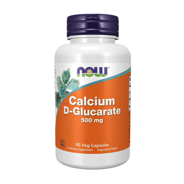 Calcium D-Glucarate 500mg - 90 Cápsulas - Now