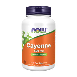 Cayenne 500 mg 250 Cápsulas - Now