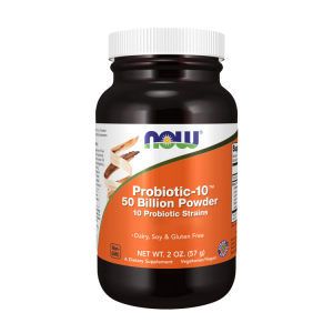 Probiotic-10 50 Billion Pó em pó - 57gr - Now