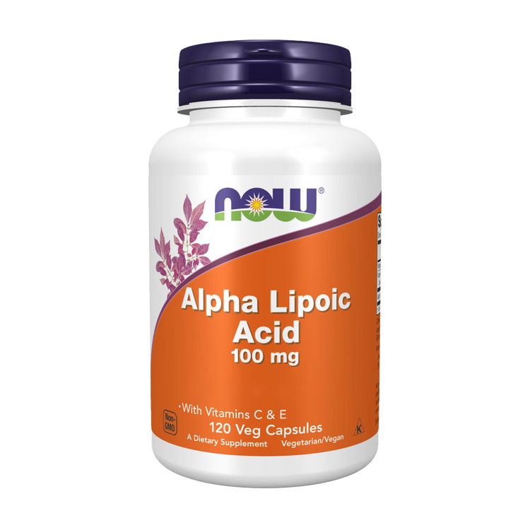 Ácido Alfa-Lipóico 100 mg - 120 Cápsulas - Now