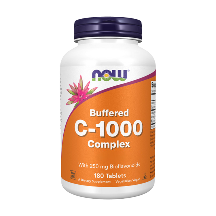 Vitamin C-1000 Complex - Buffered with 250mg Bioflavonoids - 100 Comprimidos - Now