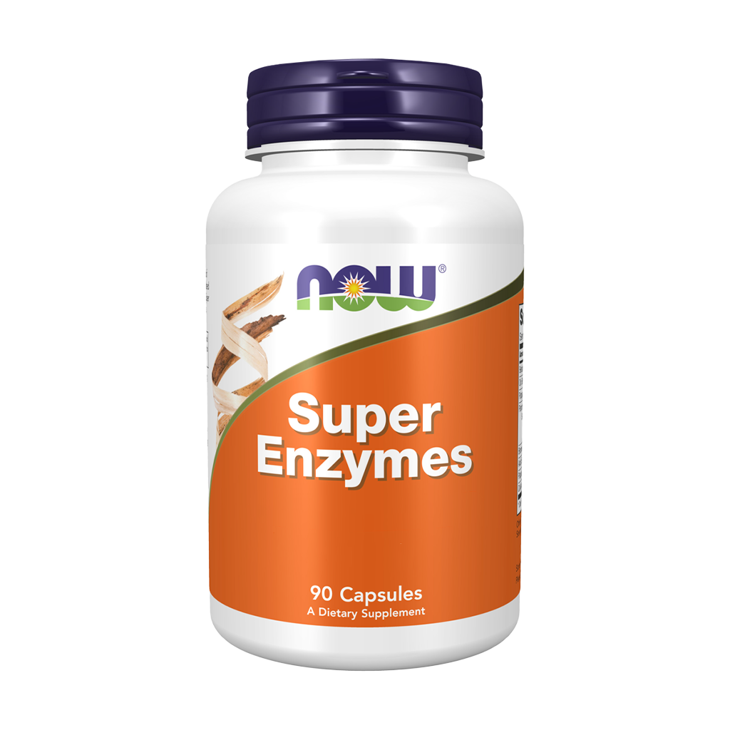 Super Enzymes 90 Cápsulas - Now