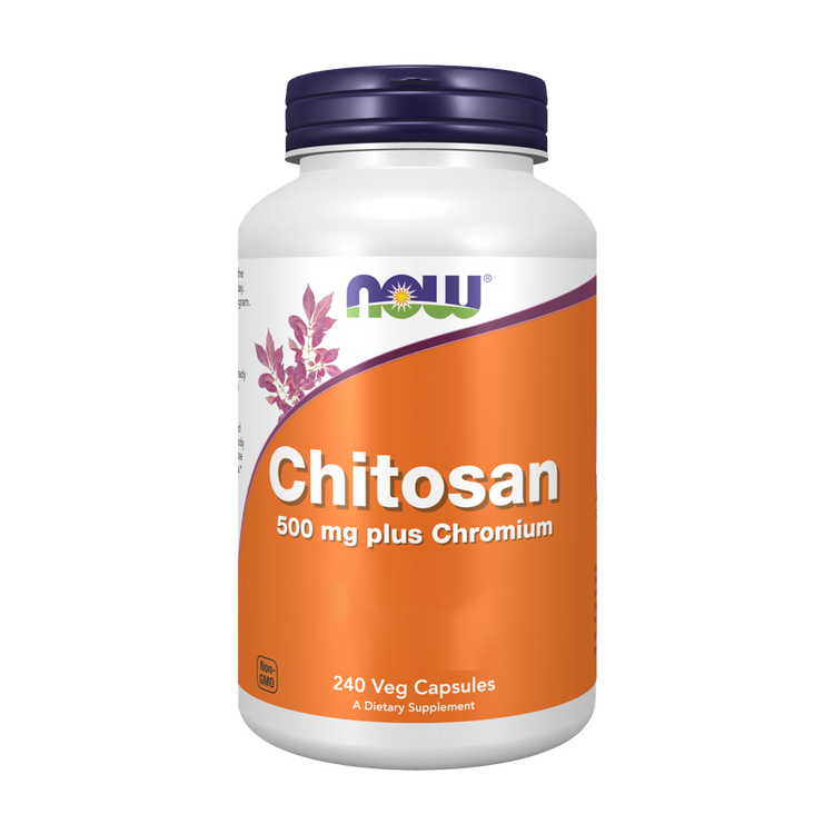 Quitosana 500 mg mais Cromo - 240 Cápsulas - Now