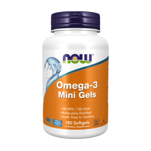 Omega-3 Mini Gels - 180 Cápsulas Moles