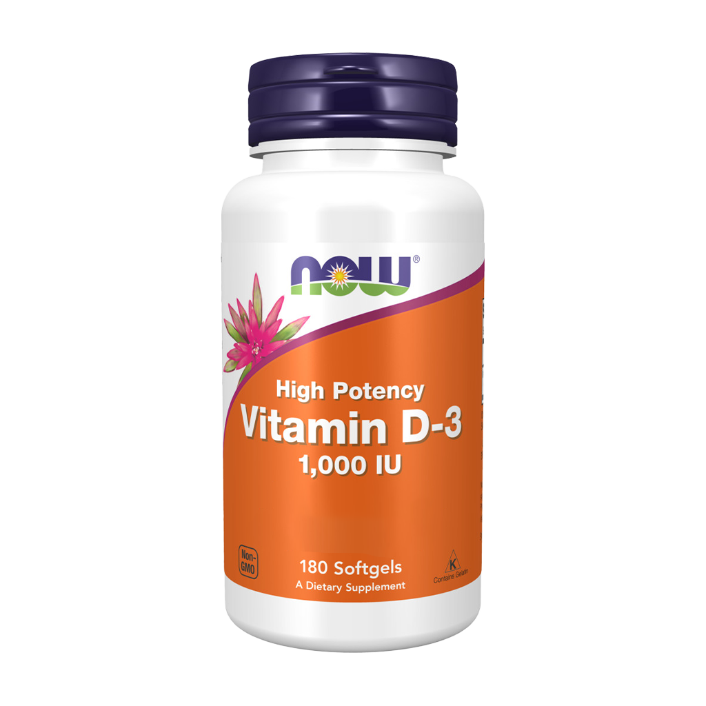 Vitamina D-3 - 1000 IU - 360 softgels - Now