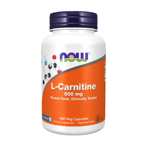 L-Carnitine 500mg - 180 Comprimidos - Now