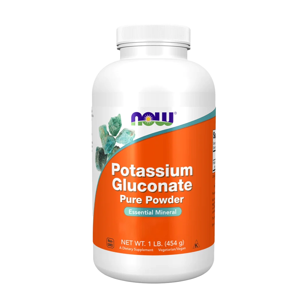 Gluconato de Potasio - Polvo Puro - 454 Gr - Now
