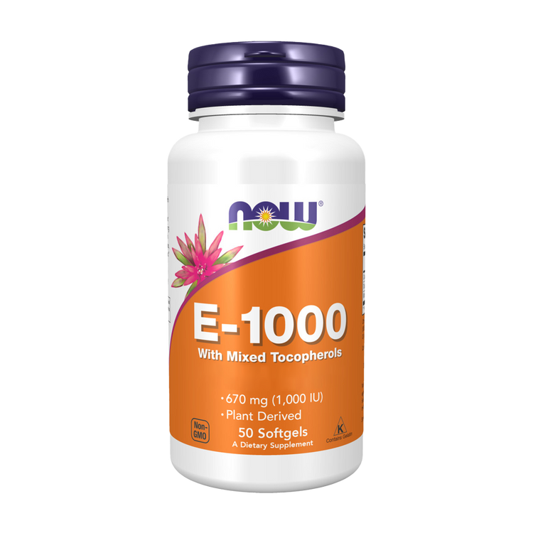 Vitamin E-1000 - 50 cápsulas - Now