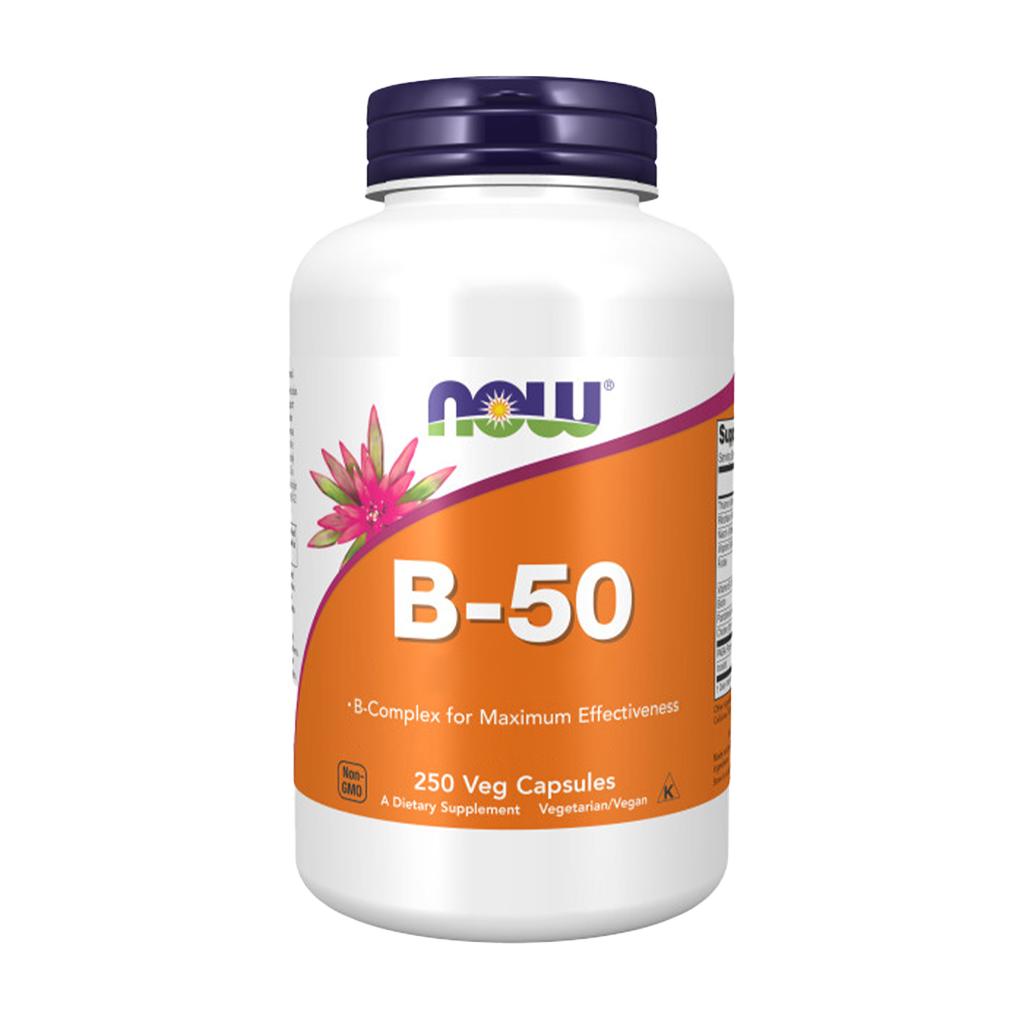 Vitamina B-50 - 250 Cápsulas - Now