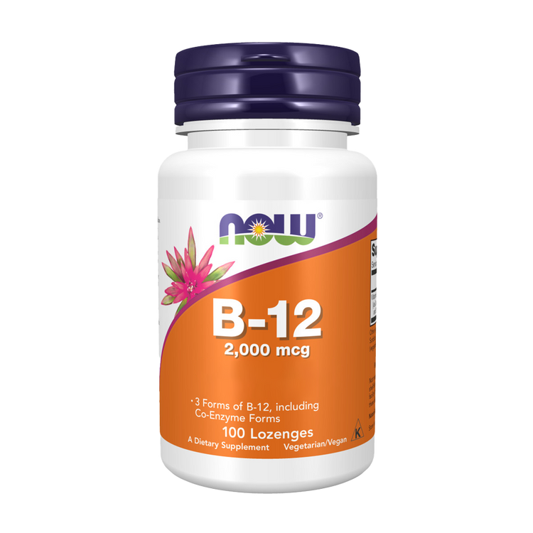 Vitamina B-12 - 2000mcg - 100 lozenges - Now