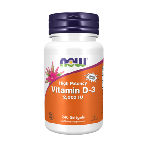 Vitamina D-3 - 2000 IU - 180 softgels – Now