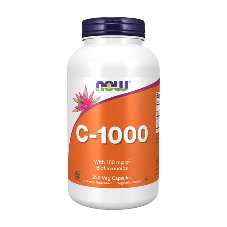 Vitamin C-1000 with 100mg Bioflavonoids - 250 Cápsulas - Now