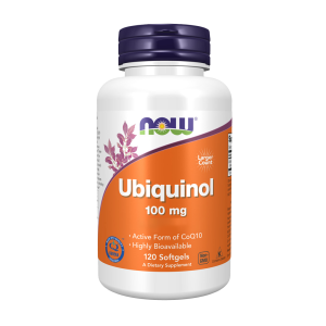 Ubiquinol - 100mg - 120 Cápsulas Moles - Now