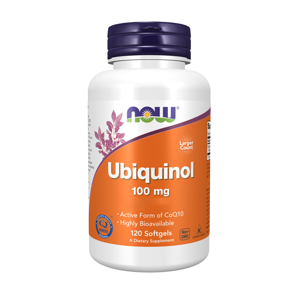 Ubiquinol - 100mg - 120 Cápsulas blandas - Now