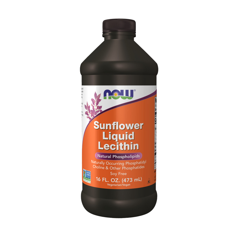 Lecitina de girasol líquida - 473ml - Now