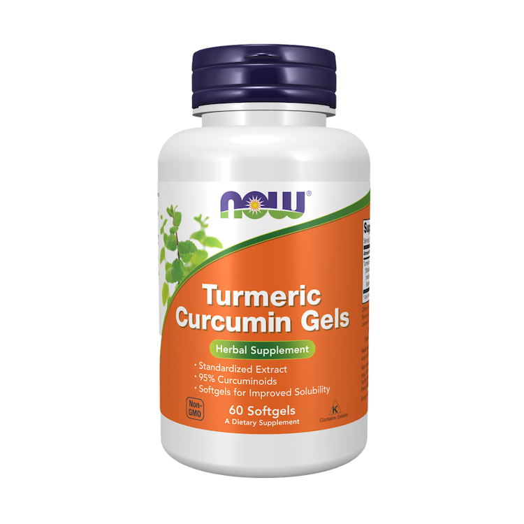 Turmeric Curcumin - 60 Cápsulas Moles – Now