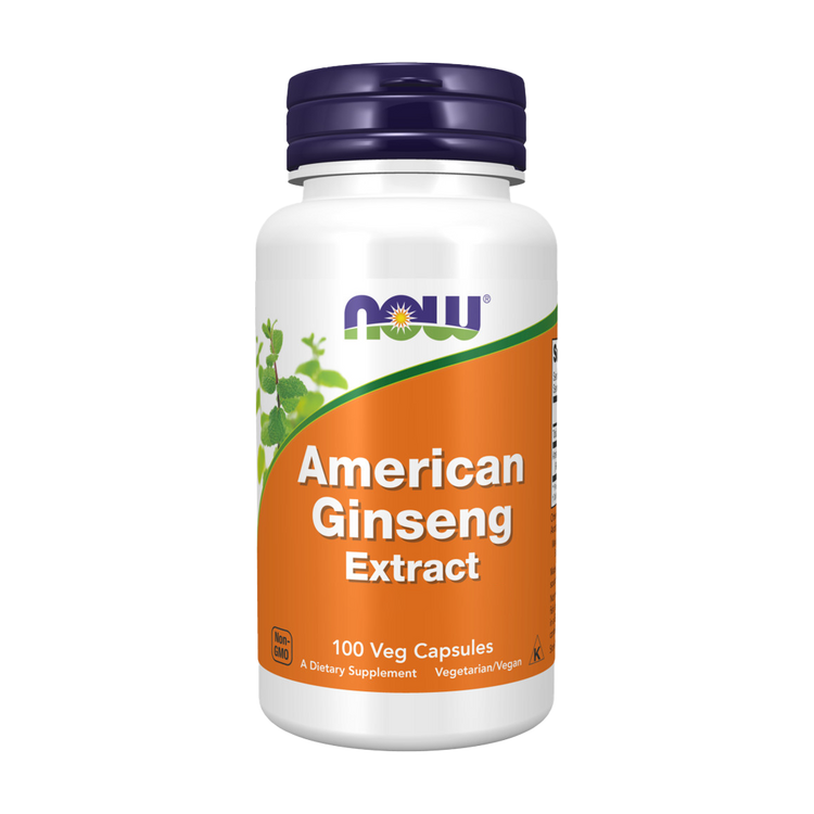 Ginseng Americano Extract 100 Cápsulas - Now